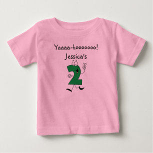 De Bebé 2.ª camiseta personalizada