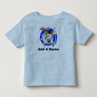 De Bebé 2da camiseta personalizada del cumpleaños del