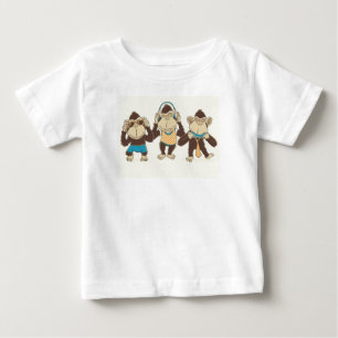 De Bebé 3 Monos en camiseta