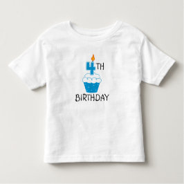 De Bebé 4to El cumpleaños embroma la camiseta