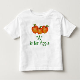 De Bebé A está para Apple aprende deletrear la camiseta