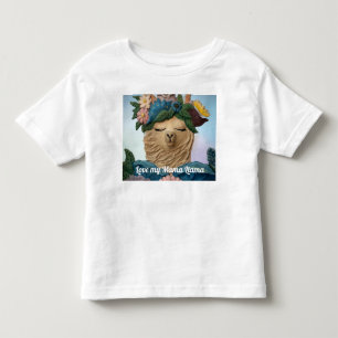 De Bebé Amar mi camiseta Mama Llama para los niños pequeño