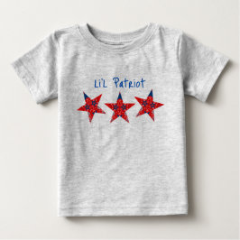 De Bebé Americana Li'l Patriot Bandana Estrellas camiseta 