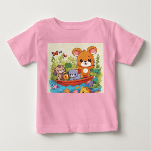 De Bebé Amigos animales adorables - Camiseta infantil jugu