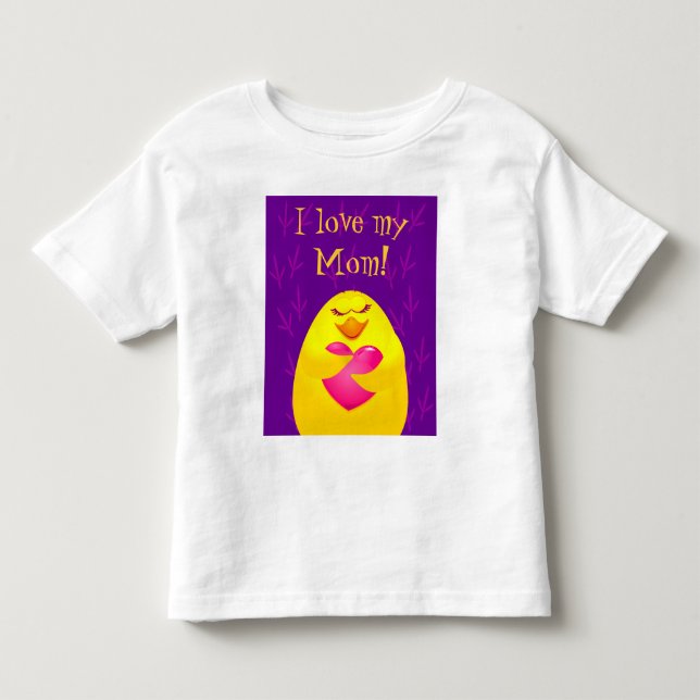 De Bebé ¡Amo a mi mamá! Camiseta (Anverso)