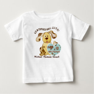 De Bebé Amo a mi nieto, la camiseta personalizada Baby Tee