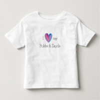 Amo mi Bubbe y la camiseta Zayde