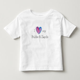 De Bebé Amo mi Bubbe y la camiseta Zayde