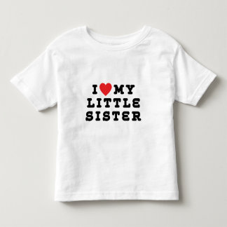 De Bebé Amo Mi Pequeña Hermana Camiseta