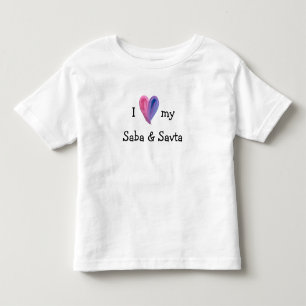 De Bebé Amo mi Saba y la camiseta Savta