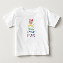 Amor en muchos idiomas: Camiseta del Orgullo Arcoi