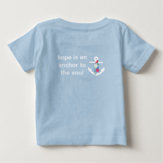 De Bebé Anclaje infantil con camiseta florida