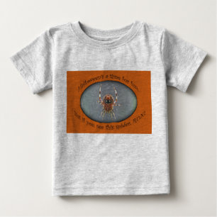De Bebé Araneus Orb Weaver Spider Camiseta Infantil Hallow