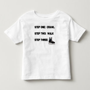 De Bebé "Arrastre, paseo, camiseta del HOCKEY"