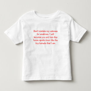 De Bebé Aterrorice la camiseta