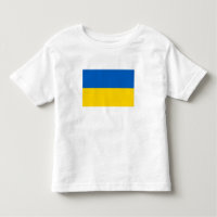 Bandera patriótica ucraniana camiseta pequeña
