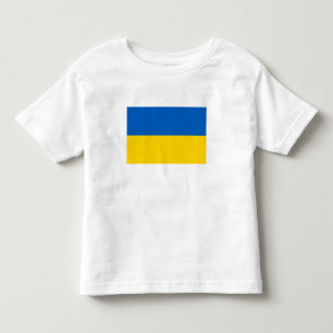 De Bebé Bandera patriótica ucraniana camiseta pequeña