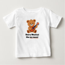 Beary Musical Como Mi Mamá Pequeña Camiseta