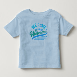 De Bebé bienvenido Toddler camiseta fina