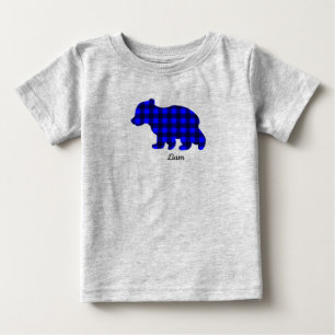 De Bebé Búfalo azul en la camiseta para bebés