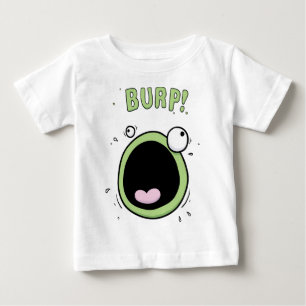 De Bebé Burp Monster Funny Baby Long Sleeve Camiseta Jumpe