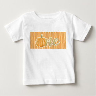 De Bebé Calabaza Primer cumpleaños, una camiseta - puntos 