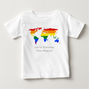 De Bebé Cambiar la camiseta del orgullo gay del mundo