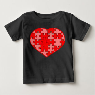 De Bebé Camiseta a juego x3 determinado del amor