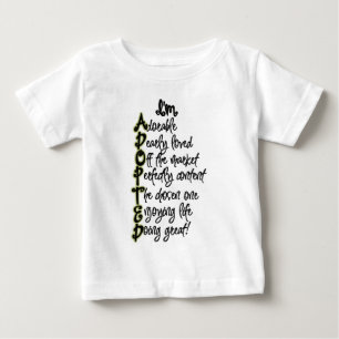 De Bebé Camiseta adoptada