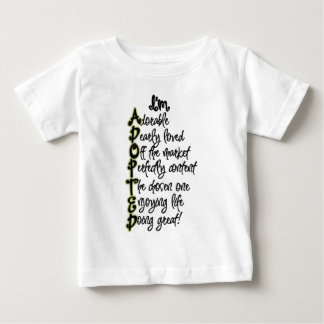 De Bebé Camiseta adoptada