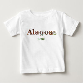 De Bebé Camiseta Alagoas