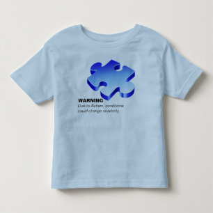 De Bebé Camiseta alerta del autismo