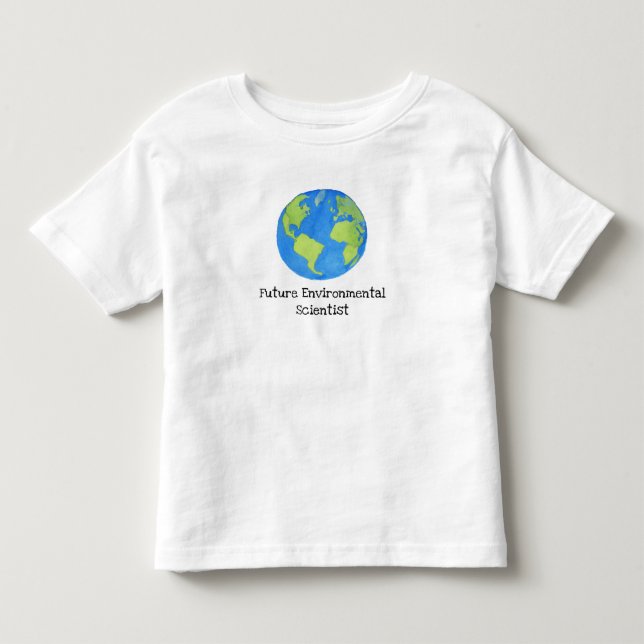 De Bebé Camiseta ambiental futura del científico (Anverso)
