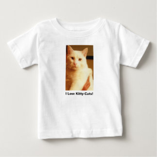 De Bebé Camiseta "Amo a los Gatitos"
