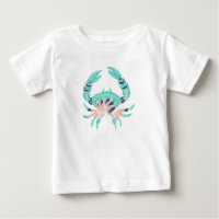 Camiseta Aquamarine Crab Ocean Lover