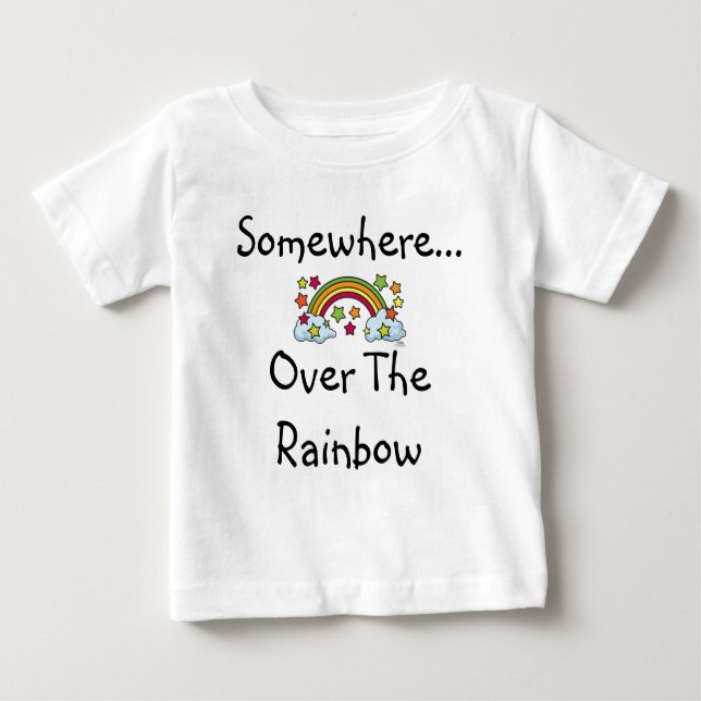De Bebé Camiseta arcoiris del niño (Anverso)