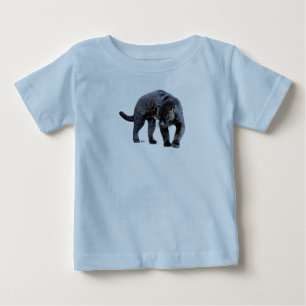 De Bebé Camiseta azul jaguar Diablo