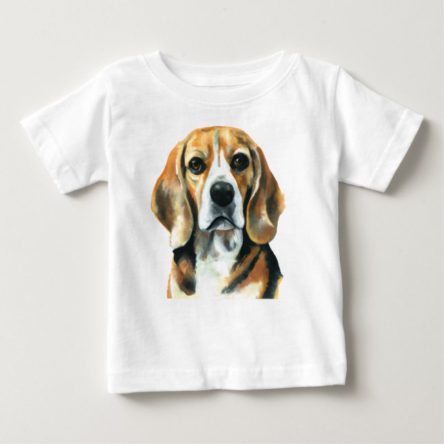 De Bebé Camiseta Baby Beagle (Anverso)