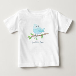 De Bebé Camiseta Baby Blue Bird