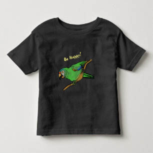 De Bebé Camiseta bebe loro feliz