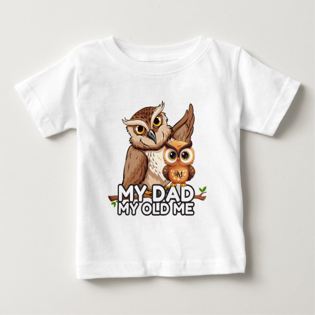 De Bebé Camiseta bebé: Mi papá mi viejo (blanco) (Anverso)