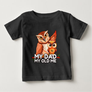 De Bebé Camiseta bebé: Mi papá mi viejo (negro)