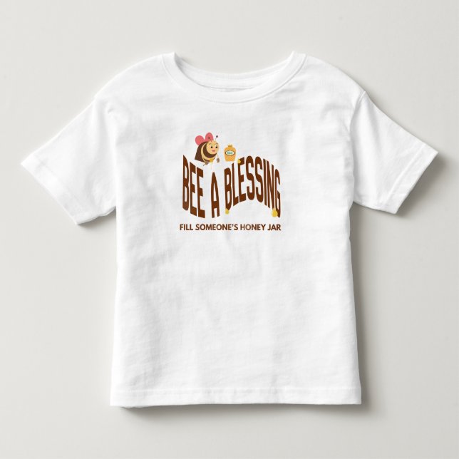 De Bebé Camiseta Bee a Blessing (Anverso)