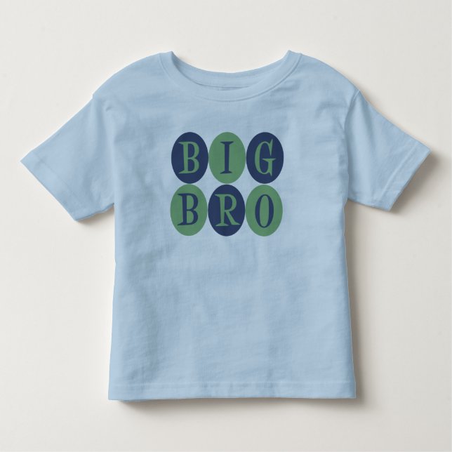 De Bebé Camiseta Big Bro (Anverso)
