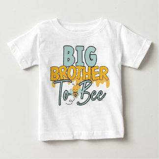 De Bebé Camiseta Big Brother to Bee