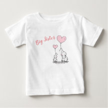 Camiseta Big Sister Baby