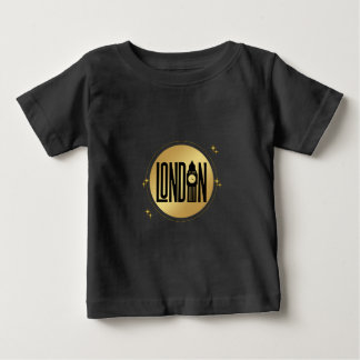 De Bebé Camiseta Black and Gold London, monumento históric