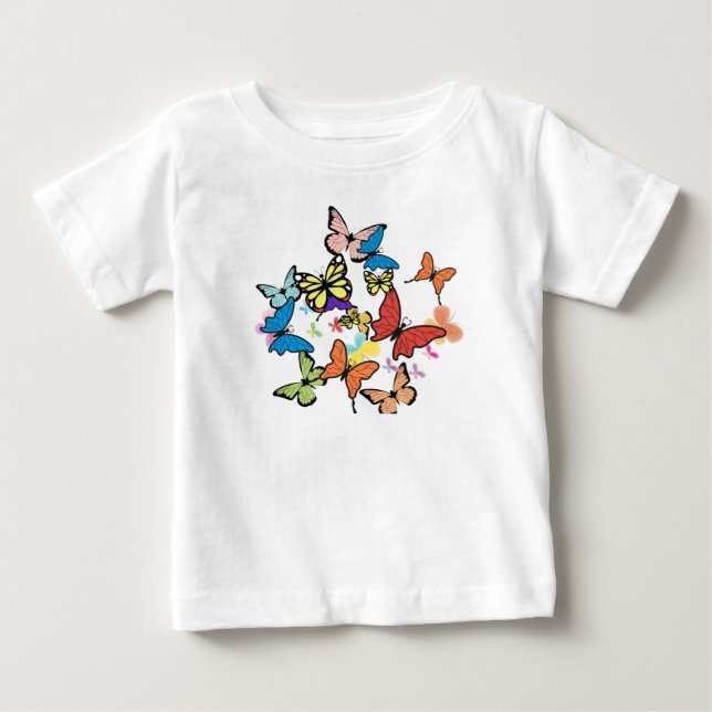 De Bebé Camiseta blanca (Anverso)
