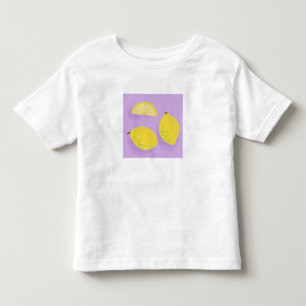 De Bebé Camiseta blanca con limones