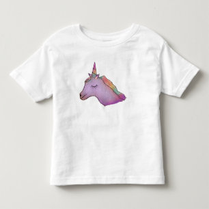 De Bebé Camiseta blanca del unicornio para los niños